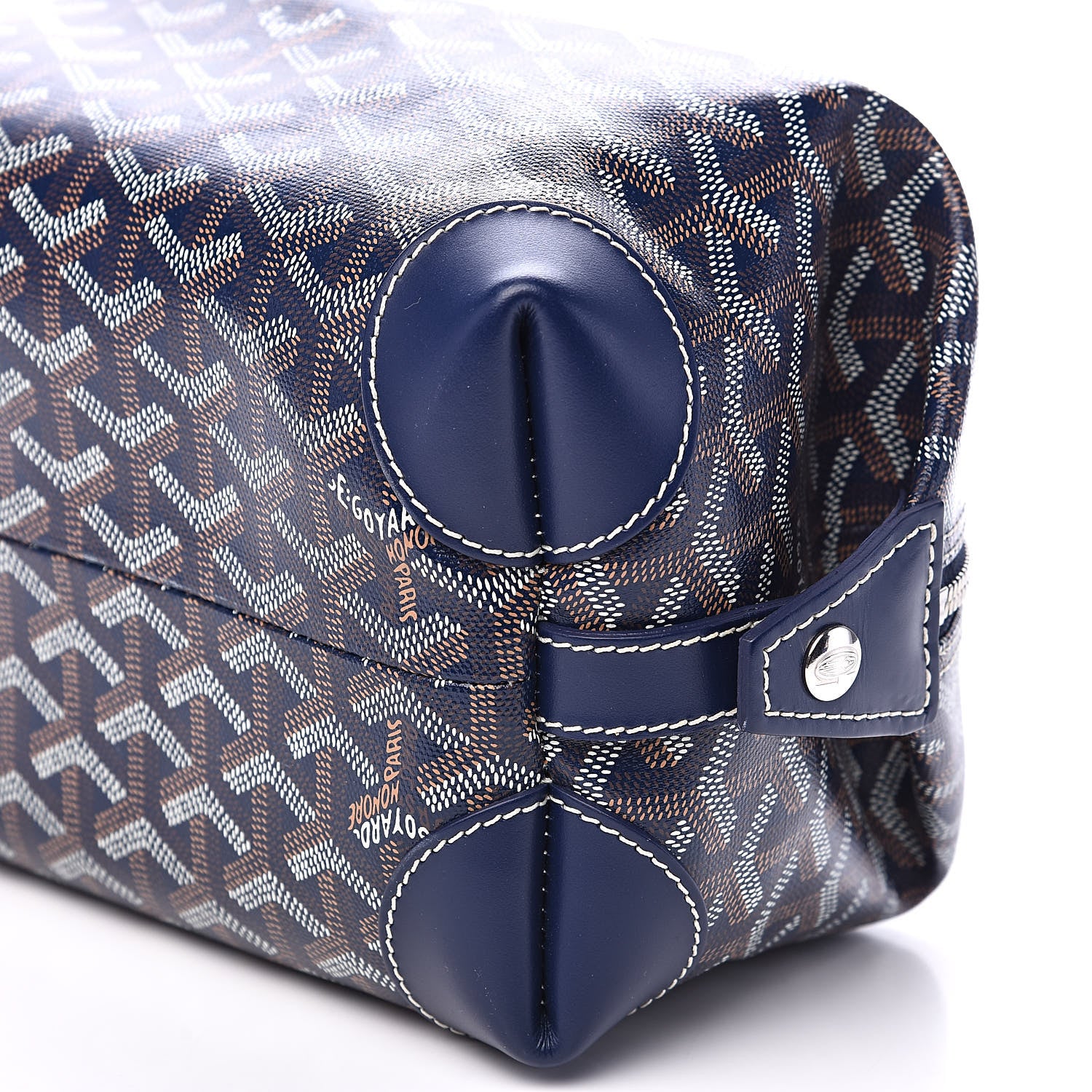 Goyard Goyardine Boeing 25 Trousse de Toilette Navy 9 of 9