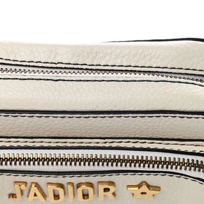 Christian Dior Grained Calfskin J'Adior Camera Case Clutch With Chain White 12 of 12