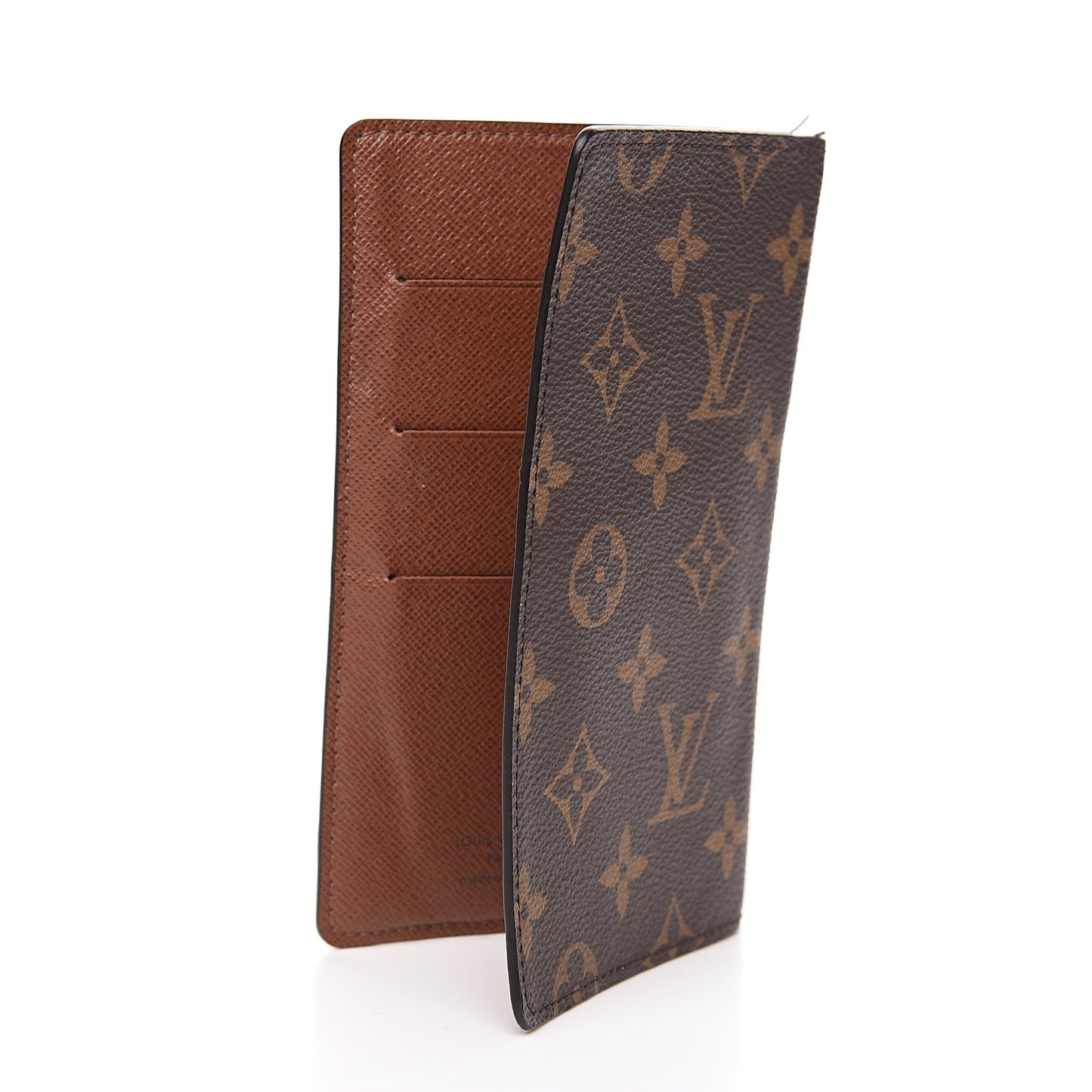 Monogram Checkbook Holder Case Wallet