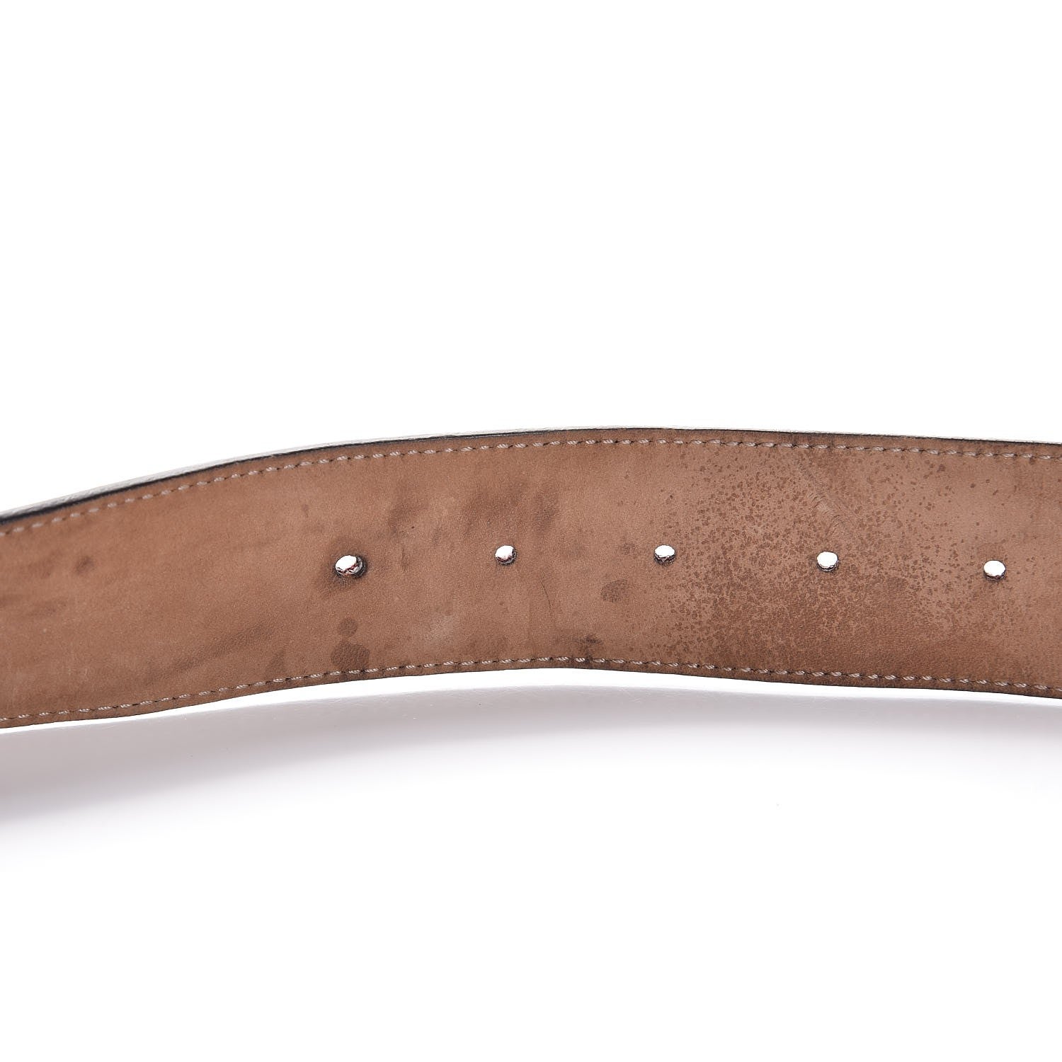 Gucci Canvas Web Interlocking G Belt 85 34 White 8 of 11