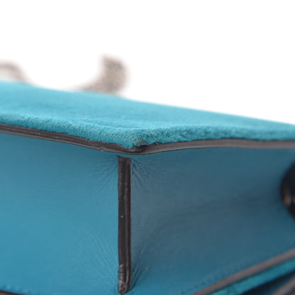 Gucci Velvet Super Mini Dionysus Shoulder Bag Pavone Cyan 11 of 14