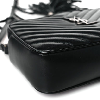 Saint Laurent Calfskin Matelasse Monogram Lou Camera Bag Black 8 of 9
