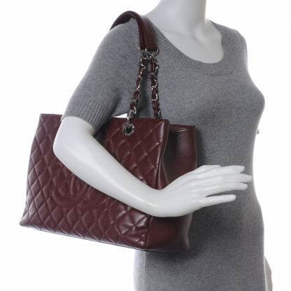 Chanel Caviar Grand Shopping Tote GST Bordeaux 2 of 8