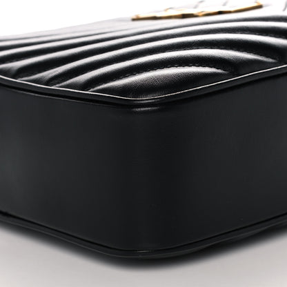 Saint Laurent Calfskin Matelasse Monogram Lou Camera Bag Black 10 of 12