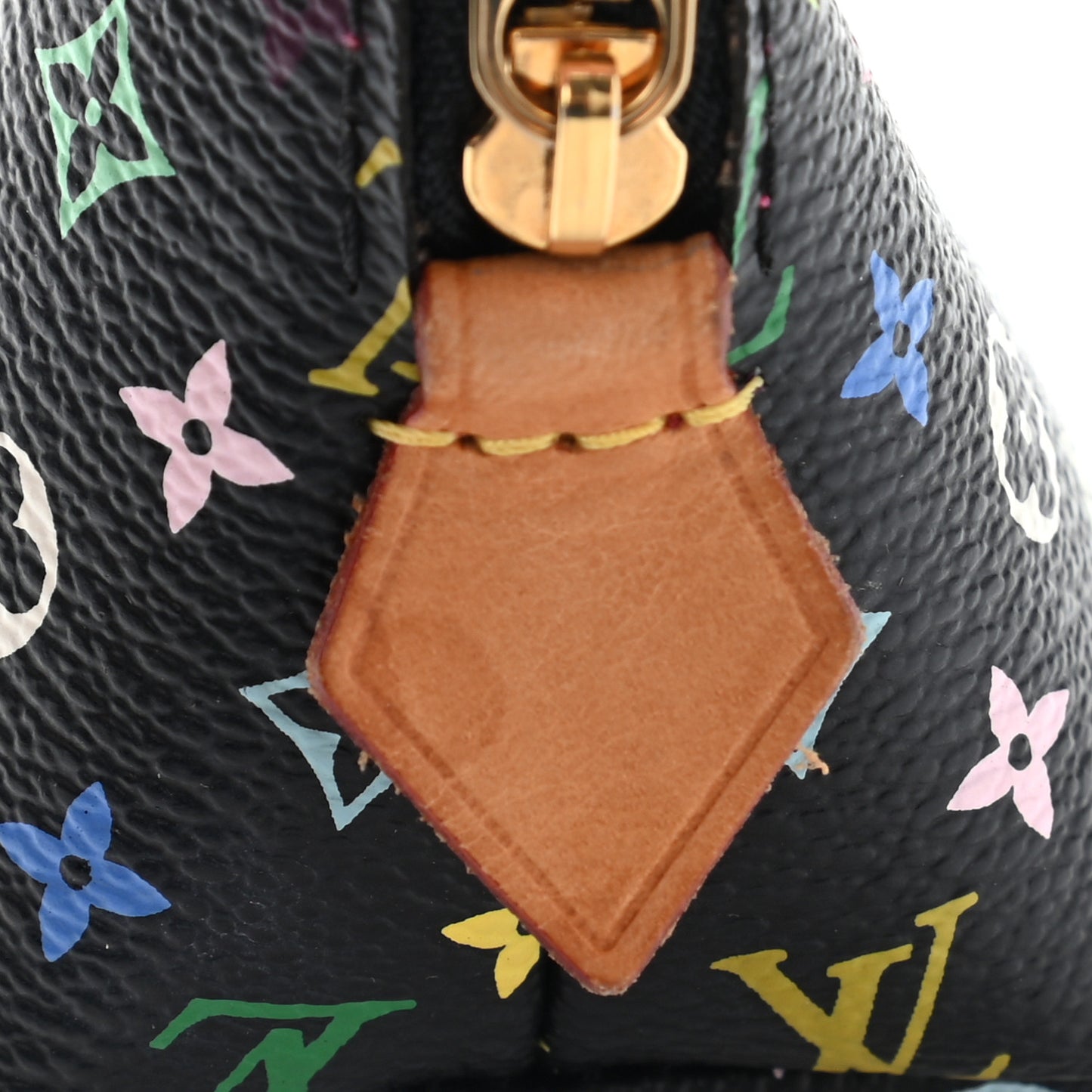 Monogram Multicolor Cosmetic Pouch Black Grenade