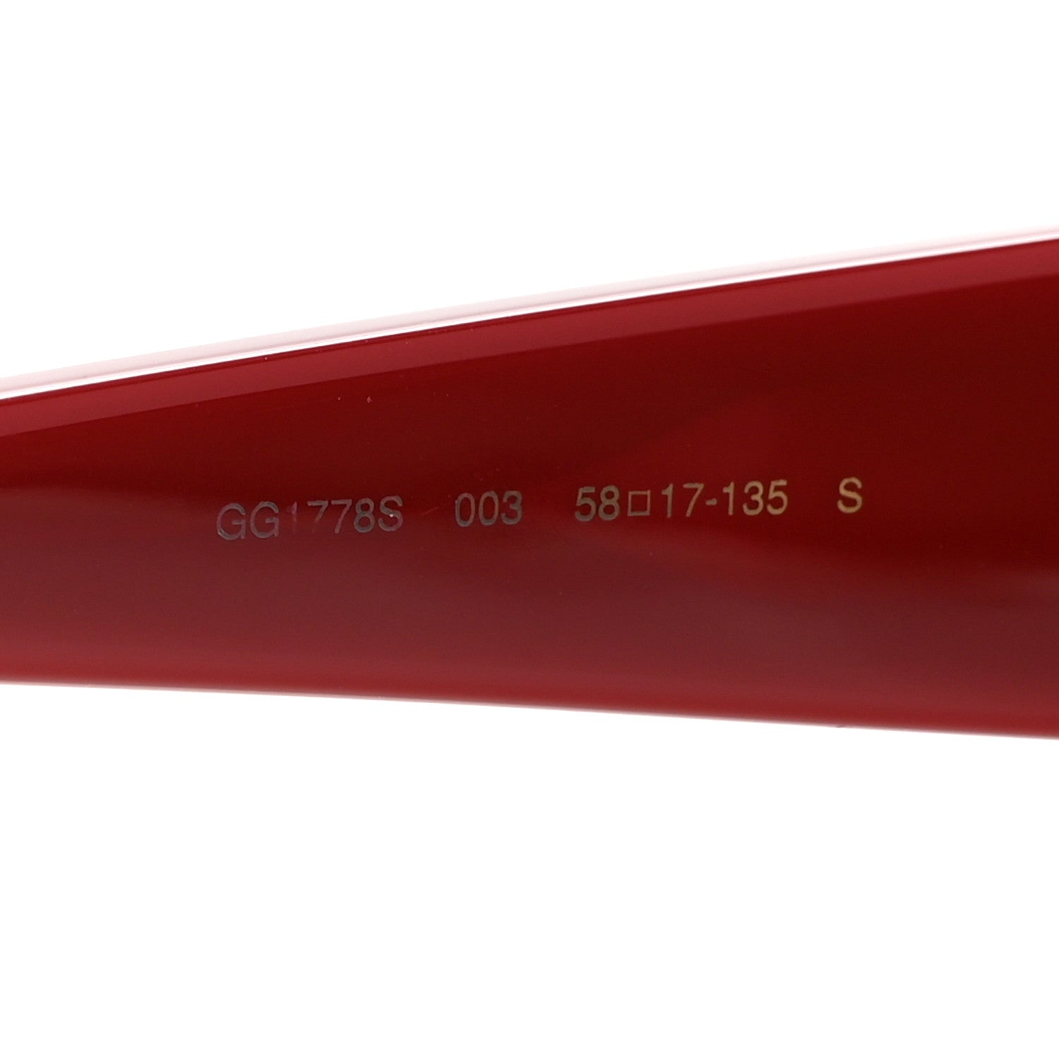 Gucci Acetate Square Sunglasses GG1778S Red 6 of 10