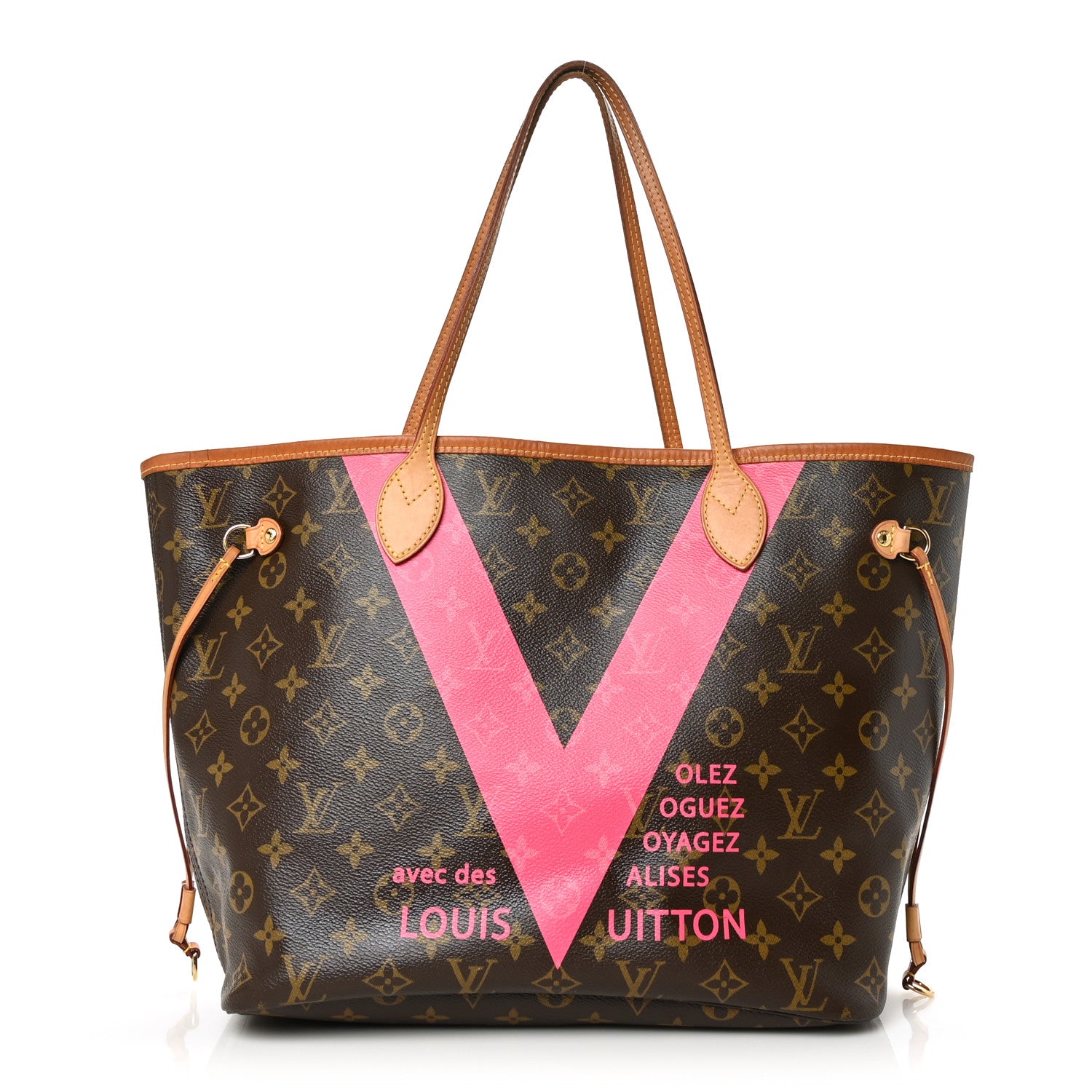 Louis Vuitton Monogram V Neverfull MM Grenade 1 of 9