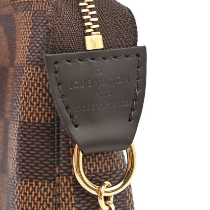 Louis Vuitton Damier Ebene Mini Pochette Accessories 6 of 7