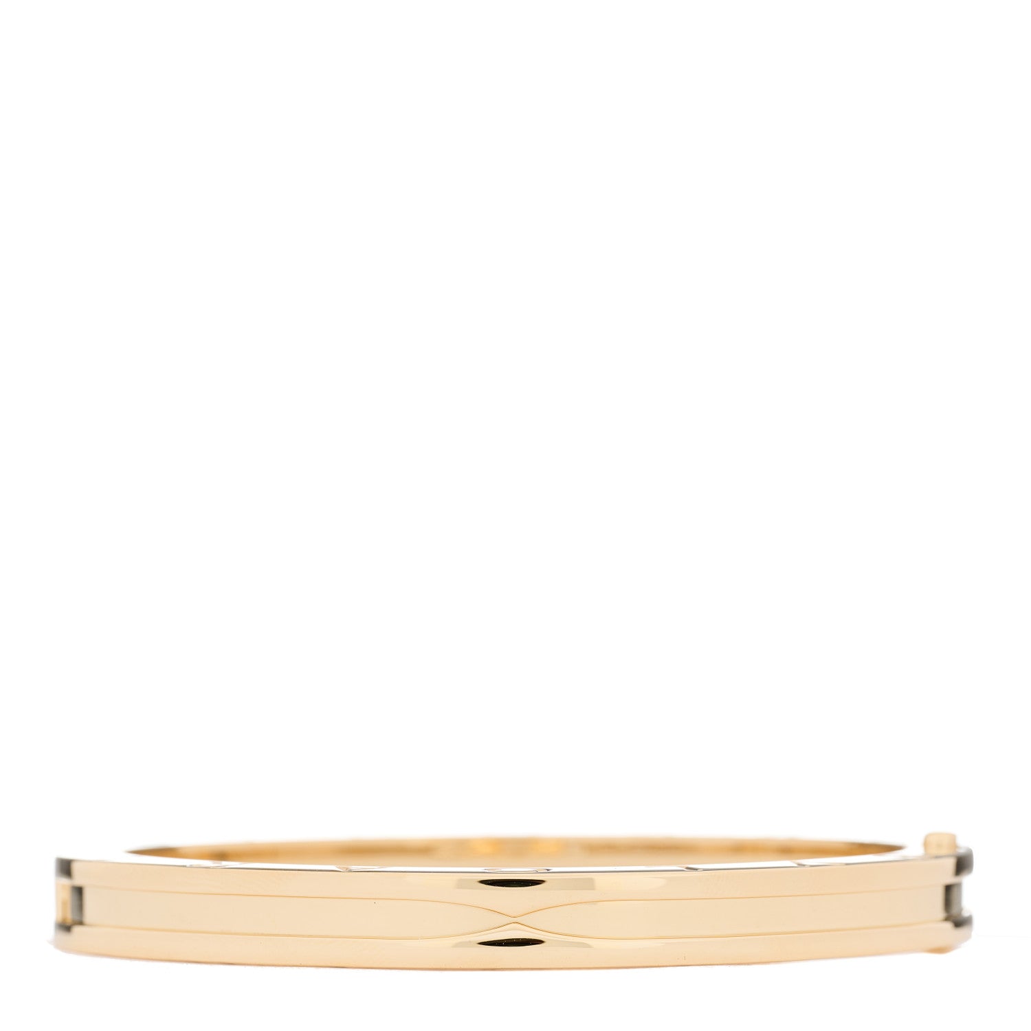 Bulgari 18K Yellow Gold B.Zero1 Bangle Bracelet M 1 of 4