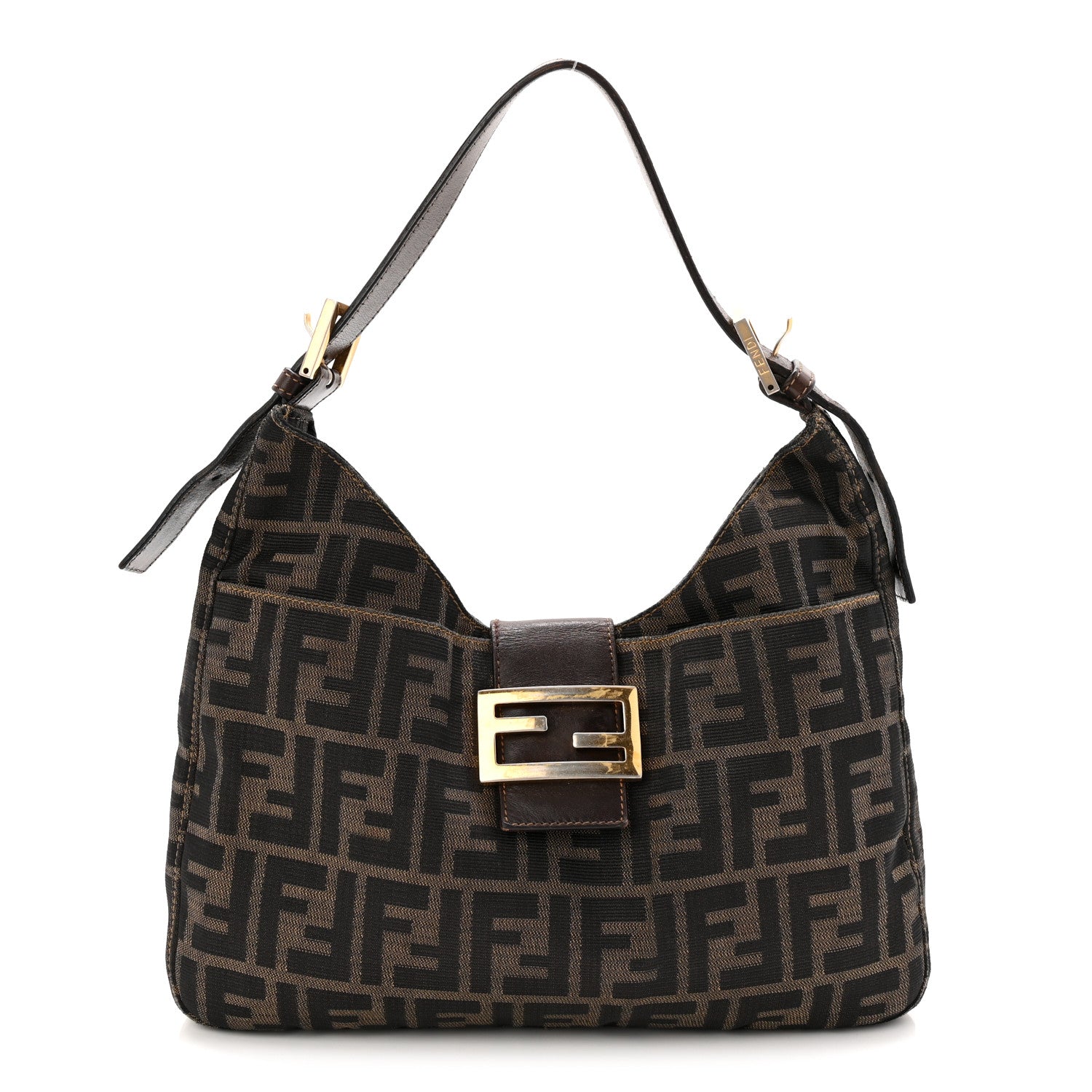 Fendi Zucca Hobo Tobacco 1 of 10