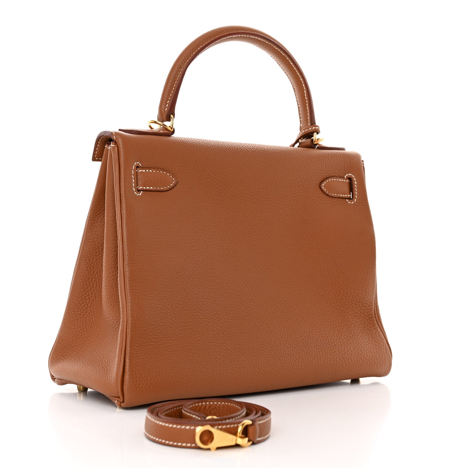 Hermes Togo Kelly Retourne 28 Gold 3 of 12