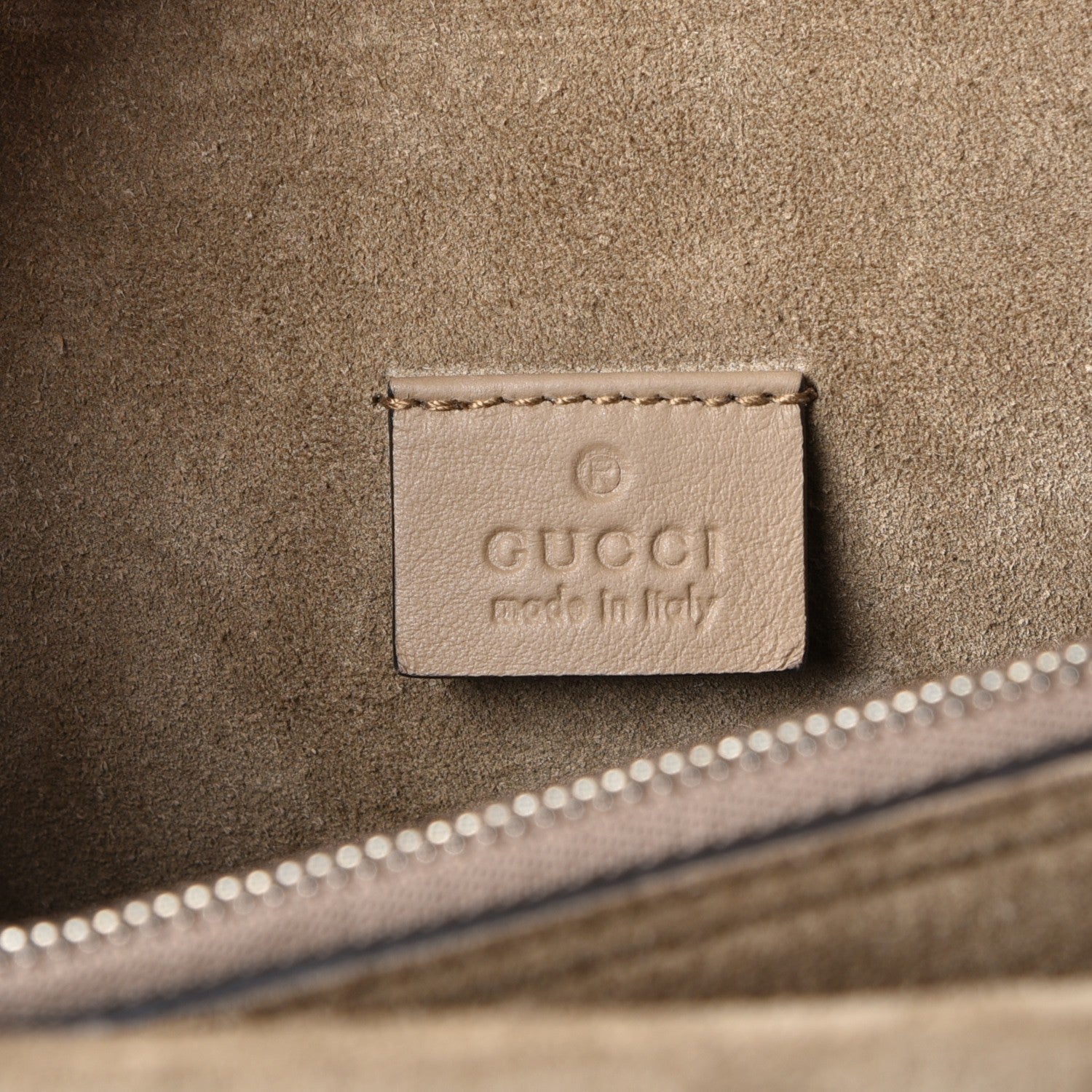 Gucci GG Supreme Monogram Lightning Embroidered Medium Dionysus Shoulder Bag Beige 7 of 11