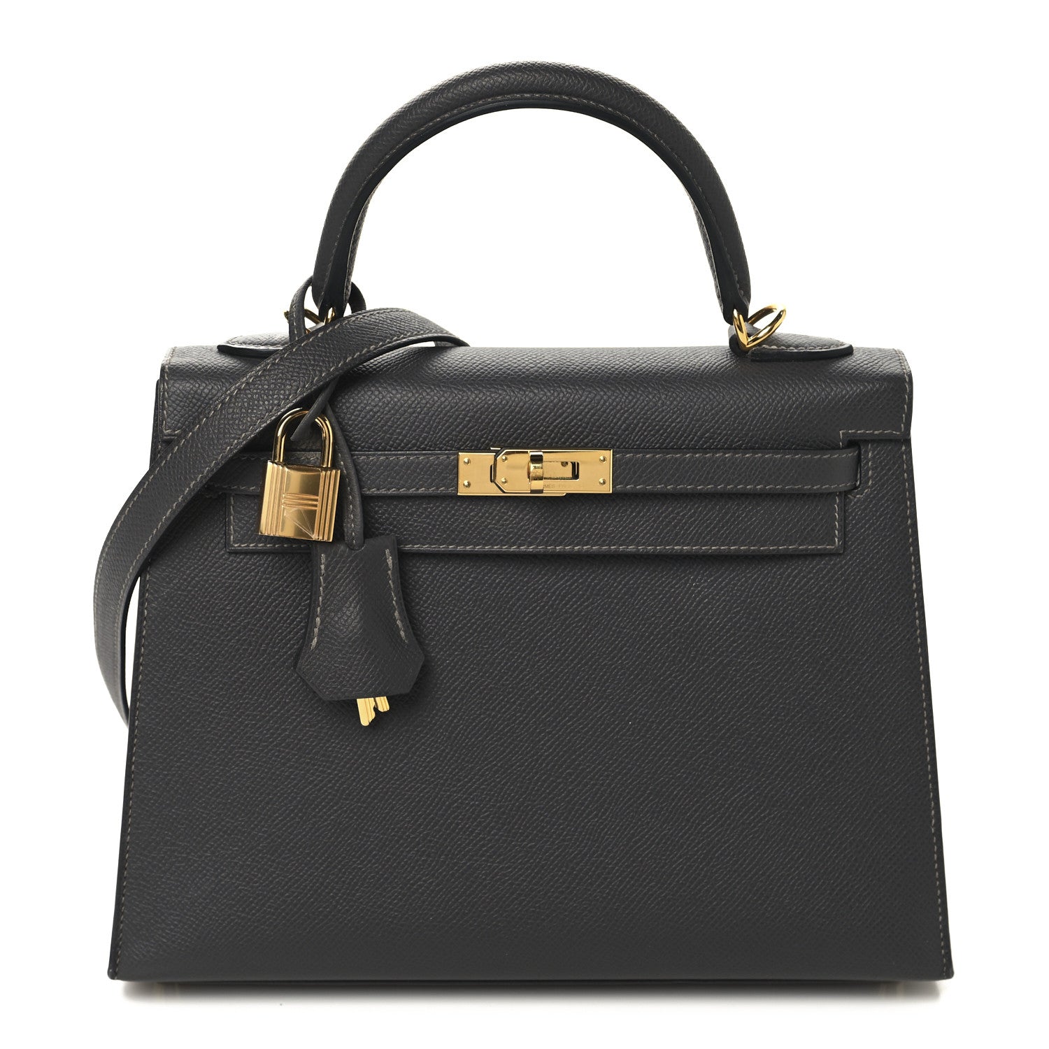 Hermes Epsom Kelly Sellier 25 Graphite 1 of 13