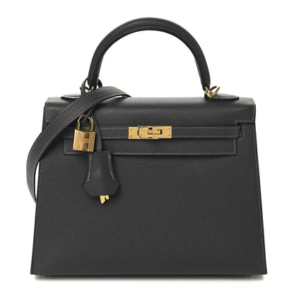 Hermes Epsom Kelly Sellier 25 Graphite 1 of 13