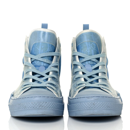 Christian Dior X DANIEL ARSHAM Technical Canvas Oblique Mens B23 High Top Sneakers 42 Blue Beige 2 of 10