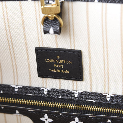 Louis Vuitton Monogram Giant Jungle Neverfull MM Ivory 7 of 11