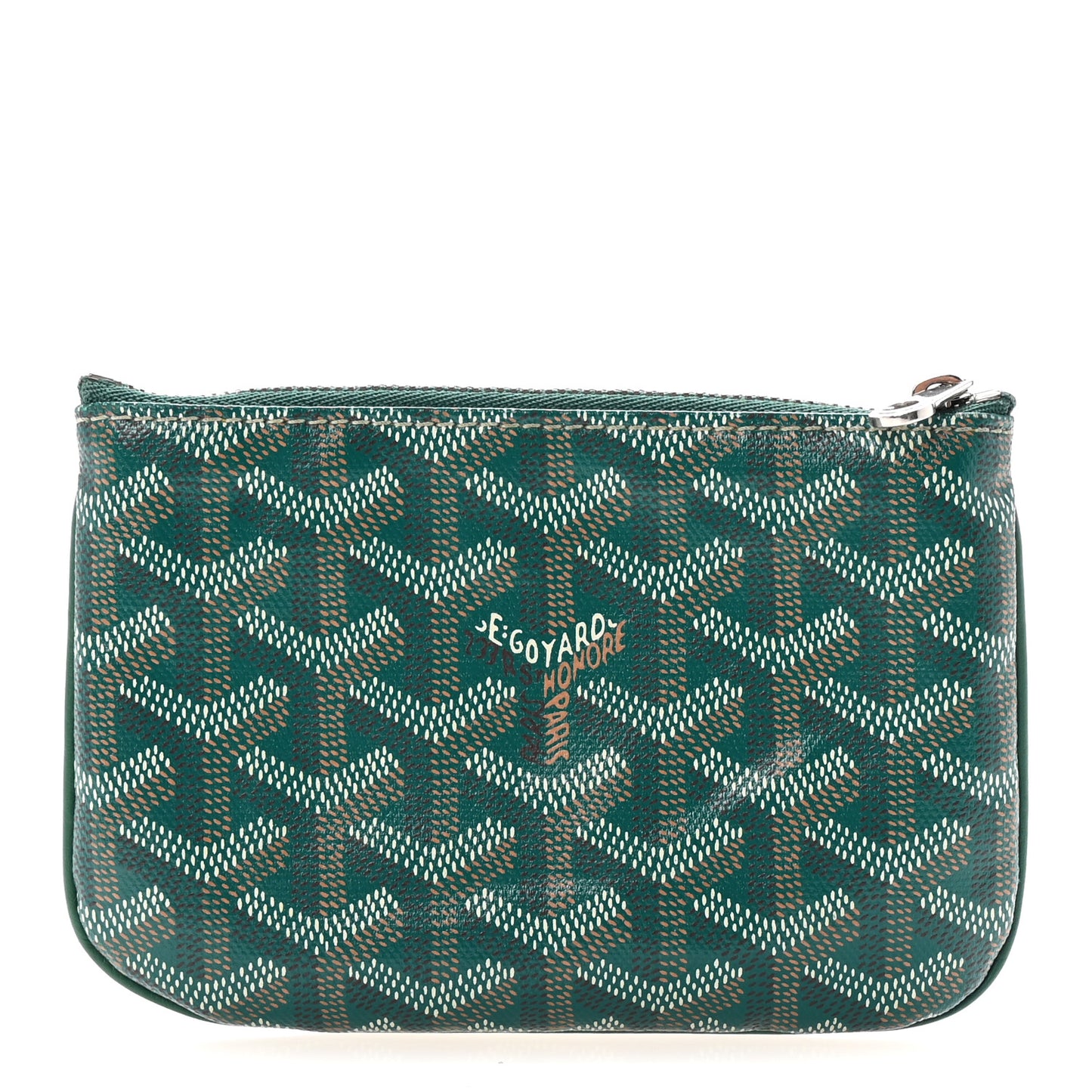 Goyardine Nano Senat Key Pouch Green