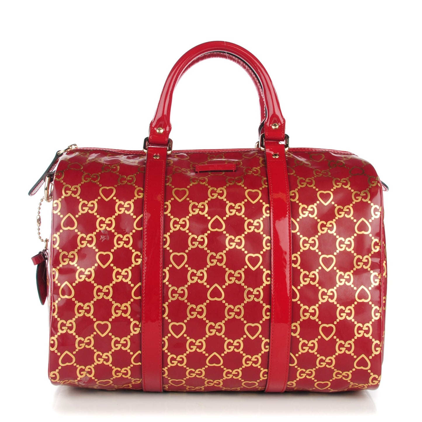 Patent GG Valentine Medium Joy Boston Red Gold