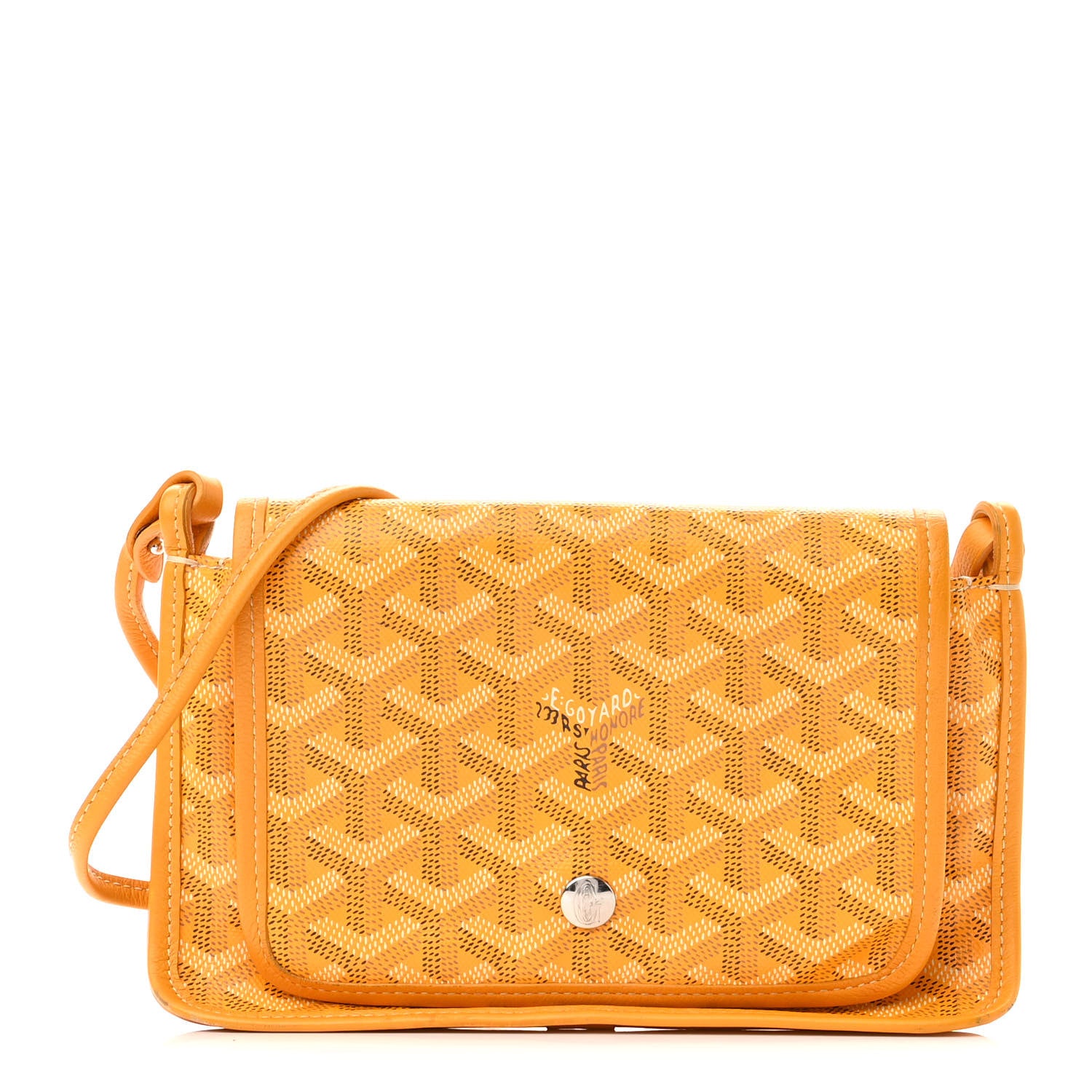 Goyard Goyardine Plumet Wallet Clutch Yellow 1 of 11