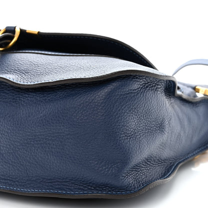 Chloe Calfskin Medium Marcie Satchel Royal Navy 18 of 20