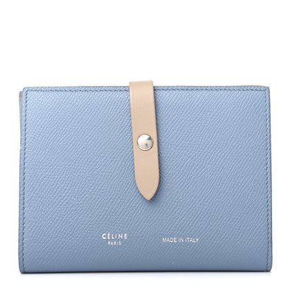 Celine Grained Calfskin Medium Multifunction Strap Wallet Cloud 1 of 7