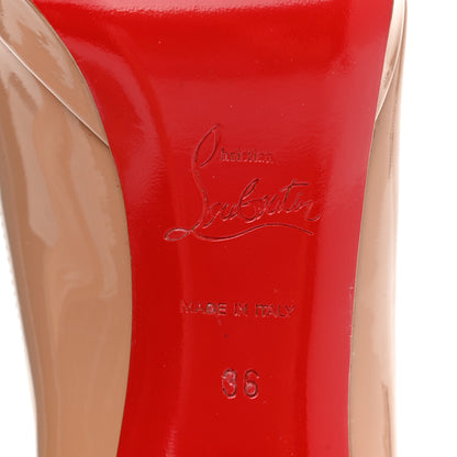 Christian Louboutin Patent New Simple 85 Pumps 36 Nude 6 of 8