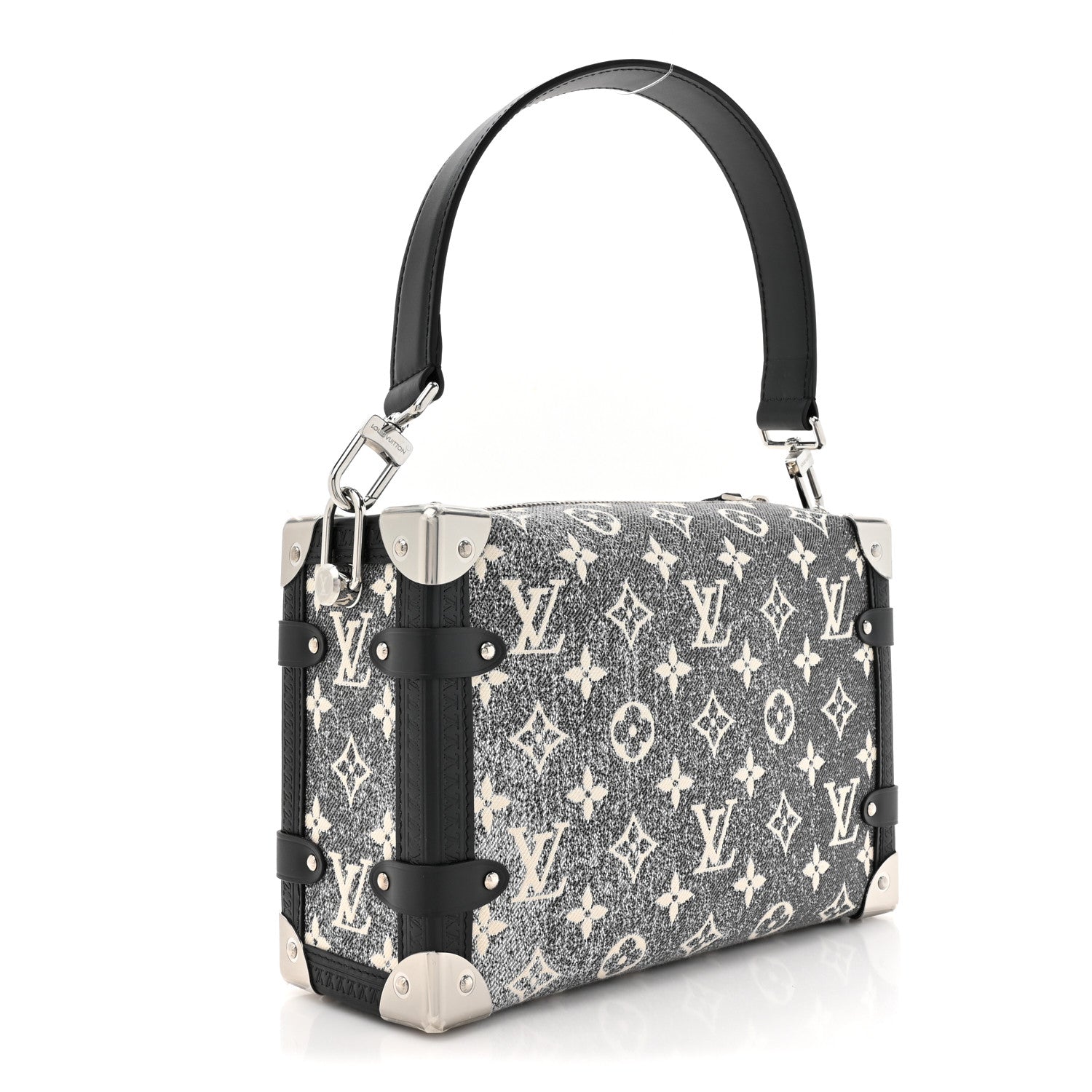 Louis Vuitton Monogram Jacquard Denim Side Trunk Grey 3 of 11