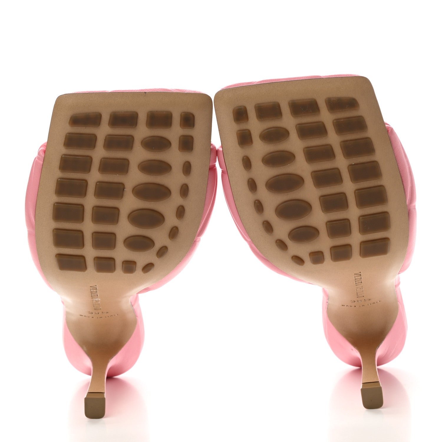 Bottega Veneta Nappa Quilted Rubber Lido Mule Sandals 36.5 Blossom 5 of 7