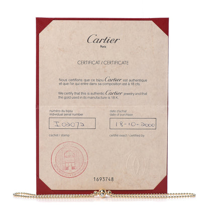Cartier 18K Yellow Gold Diamond Draperie de Decollete Necklace 7 of 7