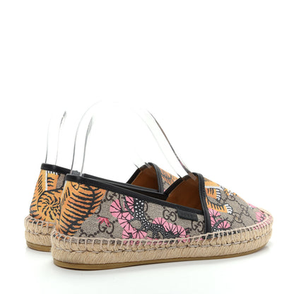 Gucci GG Supreme Monogram Bengal Espadrilles 38.5 Beige Pink 4 of 10
