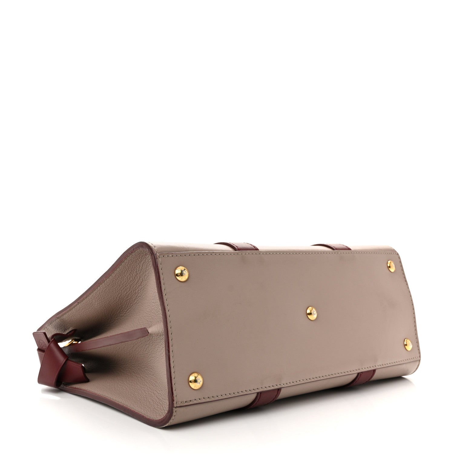 Louis Vuitton Monogram Cuir Plume Very Tote MM Mastic Raisin 4 of 15