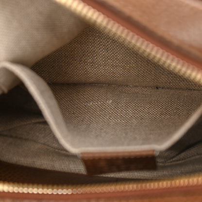 Gucci Monogram Mini Bree Messenger Bag Beige Tabacco 6 of 12