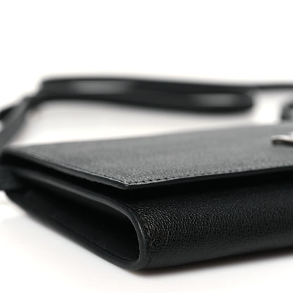 Alexander McQueen Calfskin Insignia Pouch Black 8 of 9