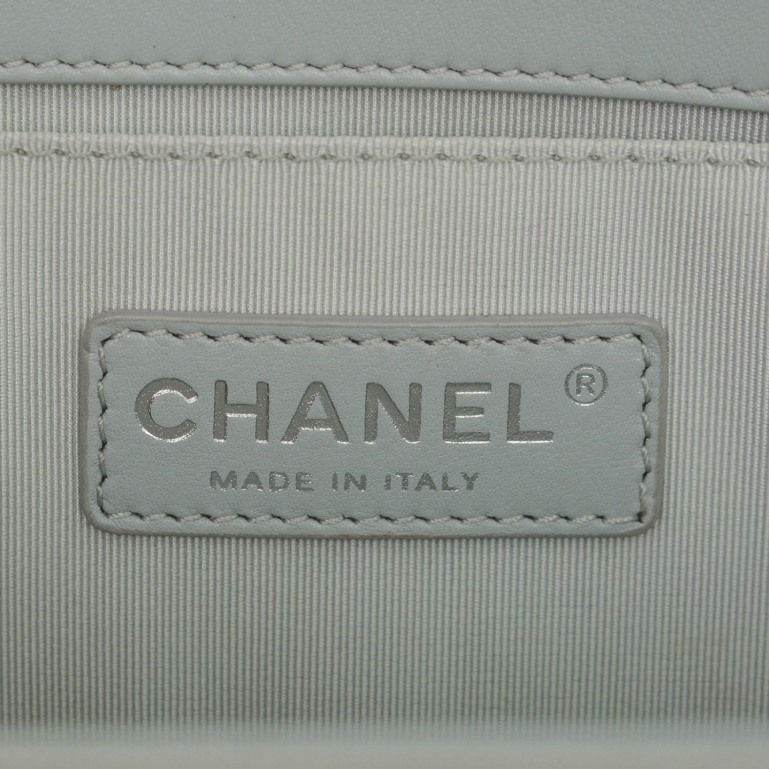 Chanel Patent Quilted Medium Boy Flap Light Blue 7 of 8