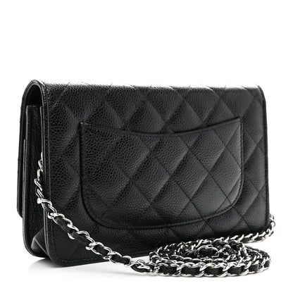 Chanel Caviar Quilted Wallet on Chain WOC Black 3 of 12