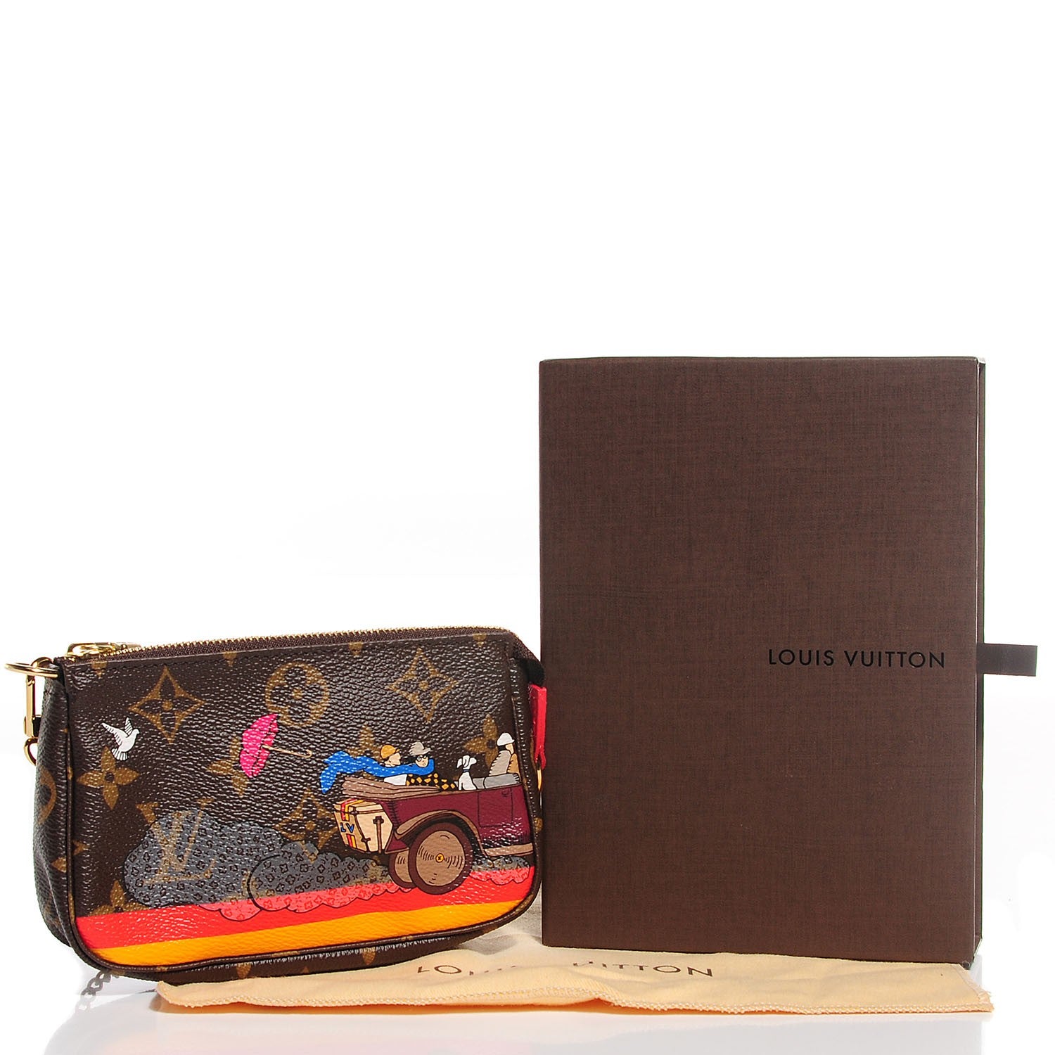 Louis Vuitton Monogram 2015 Christmas Animation Mini Pochette Accessories 5 of 8