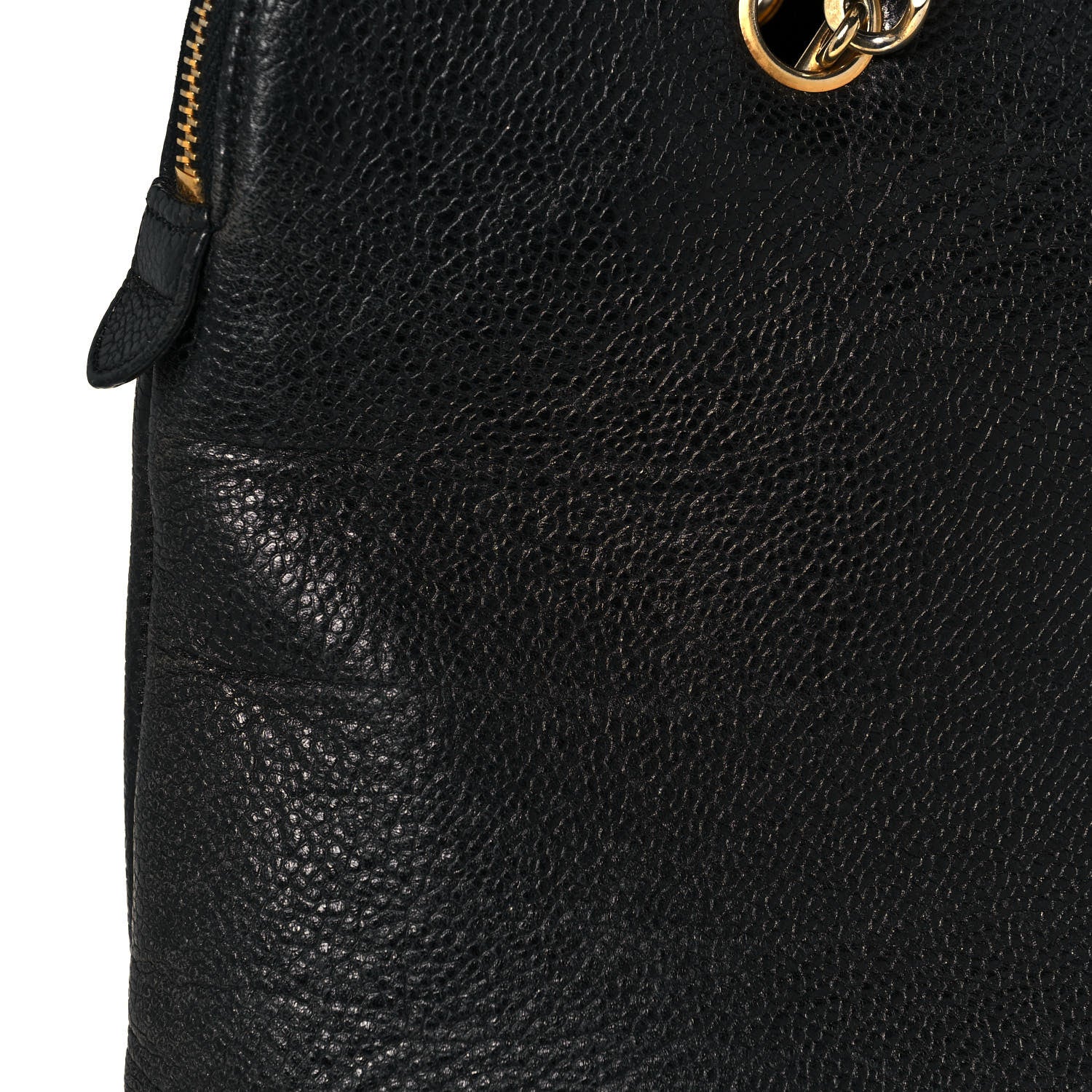 Chanel Caviar Large CC Shoulder Bag Black 17 of 18