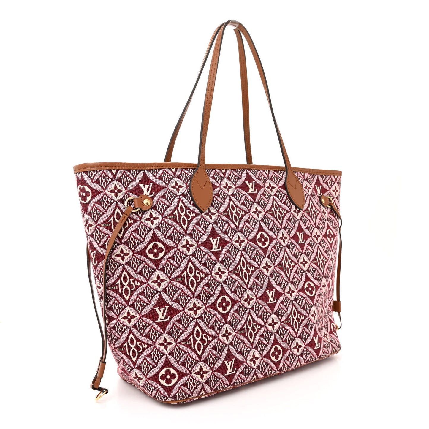 Jacquard Since 1854 Neverfull MM Bordeaux