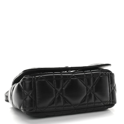 Christian Dior Calfskin Macrocannage Small Caro Bag Black 4 of 9