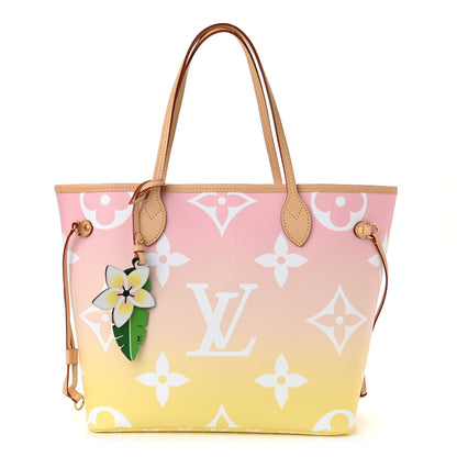 Louis Vuitton Monogram Giant By The Pool Neverfull MM Light Pink 3 of 11