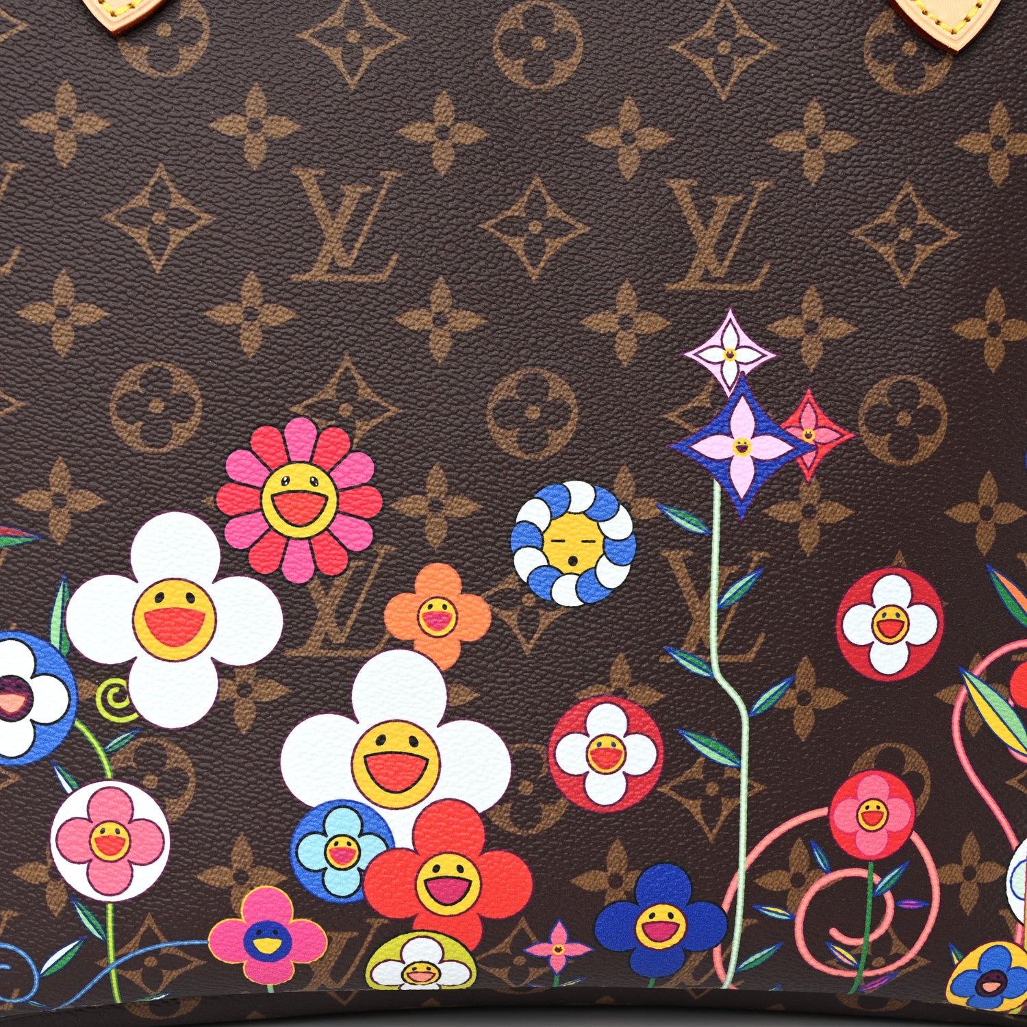 Louis Vuitton LV X TM Monogram Flowers Neverfull MM 7 of 9