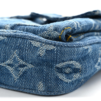 Louis Vuitton Monogram Pochette Accessories Cargo Blue Denim 9 of 9