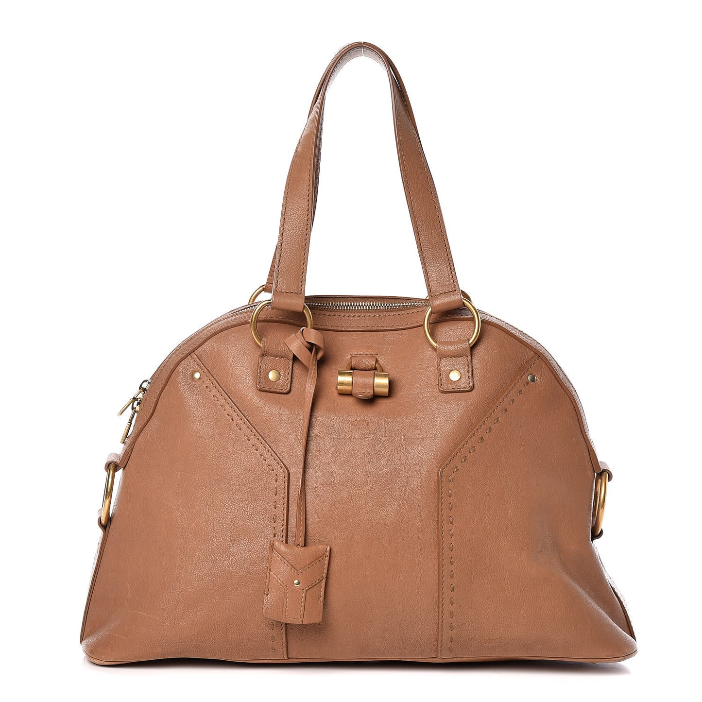 Calfskin Large Muse Brown