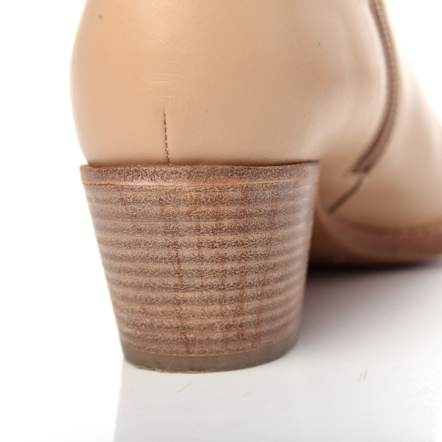 Calfskin Embroidered Texan 50mm Cowboy Ankle Boots 39 Naturale