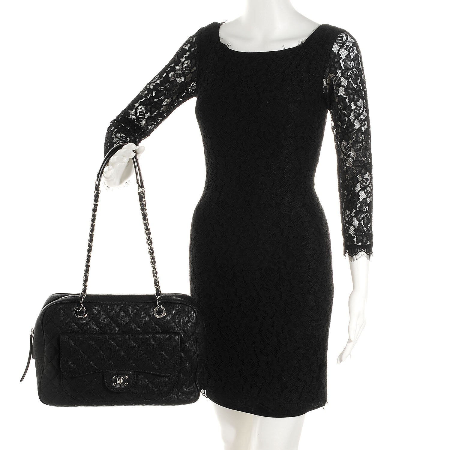 Chanel Caviar Paradoxal Large Camera Case 2 of 7