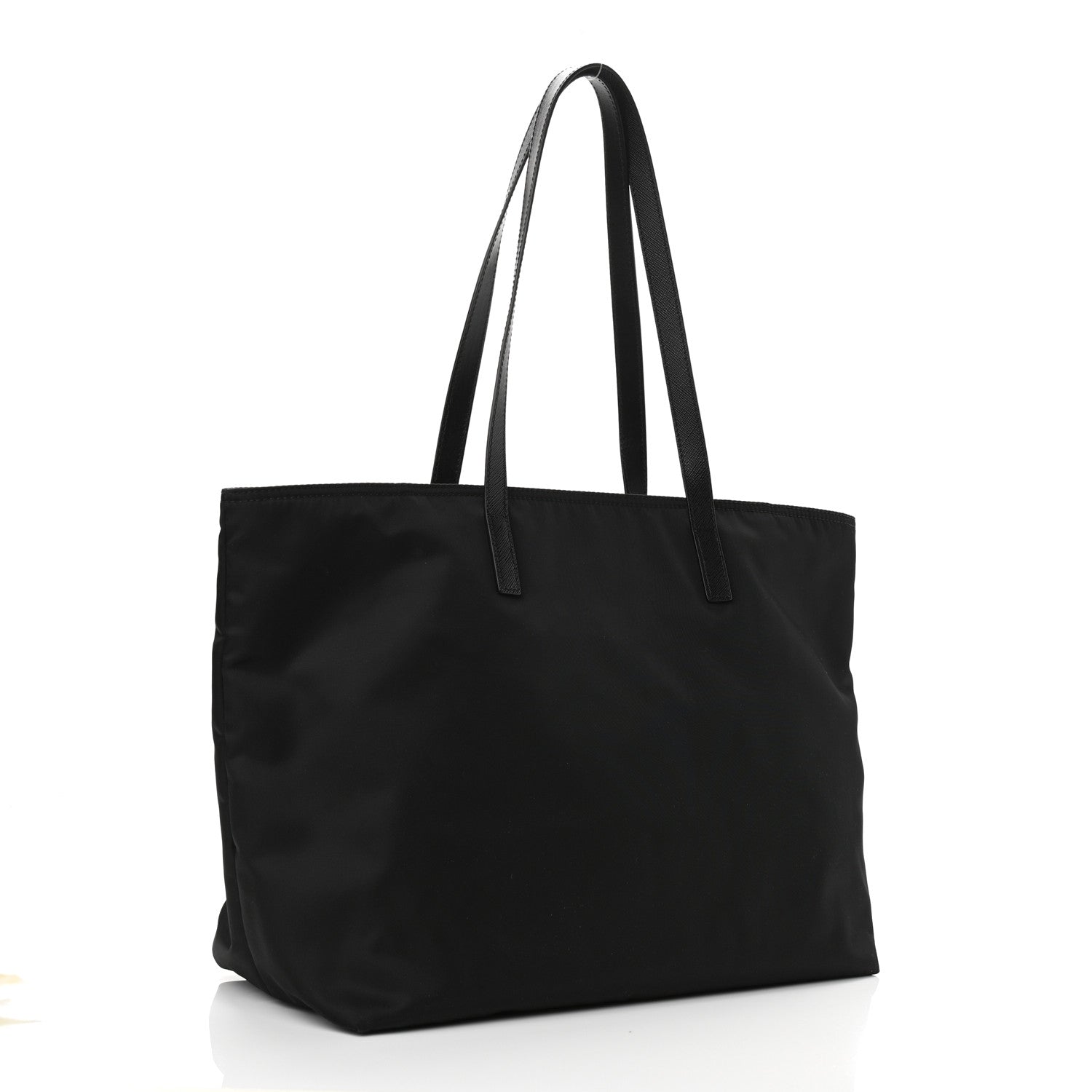 Prada Tessuto Nylon Vela Saffiano Tote Black 2 of 8