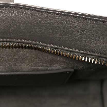 Saint Laurent Calfskin Monogram Baby Cabas Fog 13 of 22