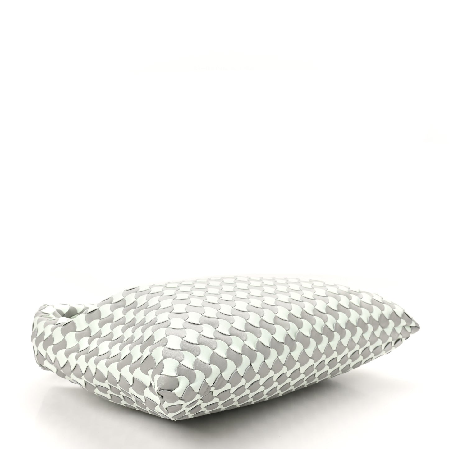 Calfskin Intrecciato Small Hop Agate Glacier