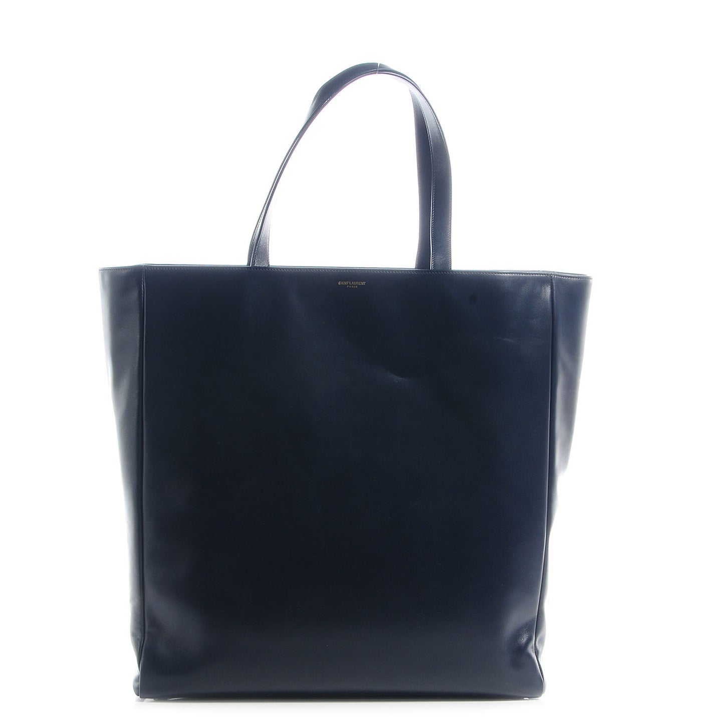 Soft Calfskin Large Museum Tote Navy