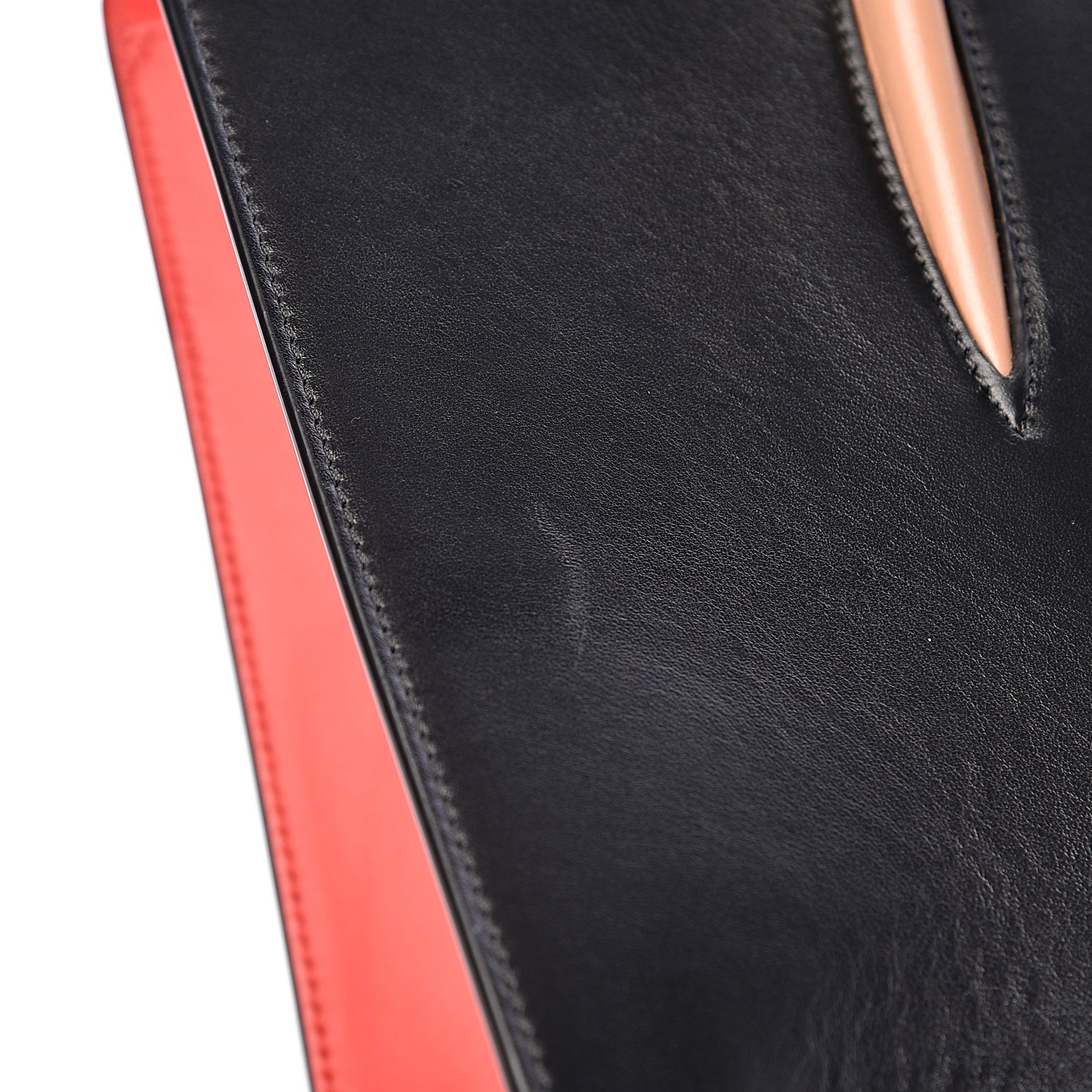 Calfskin Patent Leopard Spiked Large Paloma Black